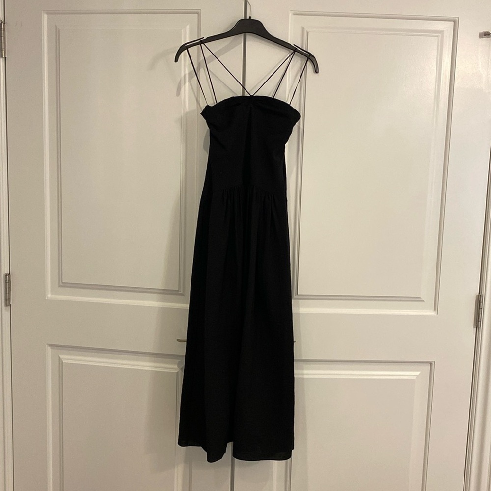 Vince Summer Dress in colour black - size small - Brand New with Tags.